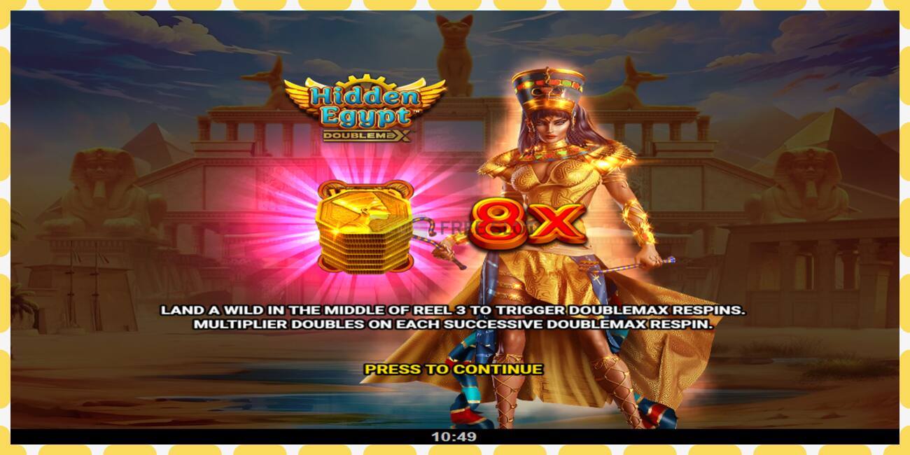 Slot demo Hidden Egypt DoubleMax gratis dan tanpa registrasi, gambar - 1