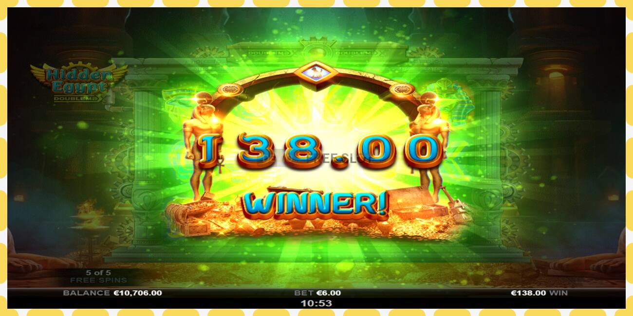 Demo slot Hidden Egypt DoubleMax නොමිලේ සහ ලියාපදිංචියකින් තොරව, පින්තූරය - 1