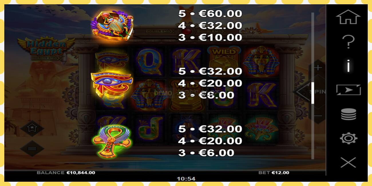 Demo-Slot Hidden Egypt DoubleMax kostenlos und ohne anmeldung, bild - 1