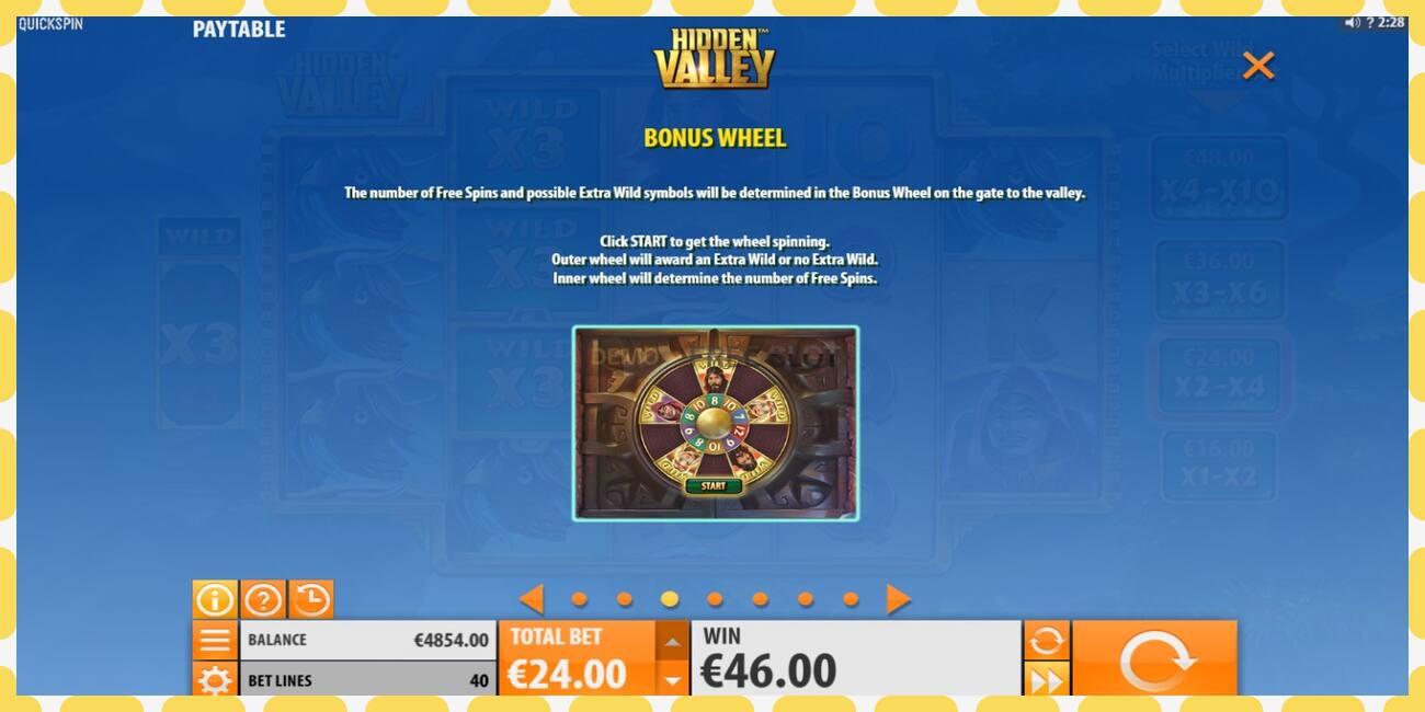 Demo slot Hidden Valley free and without registration, picture - 1