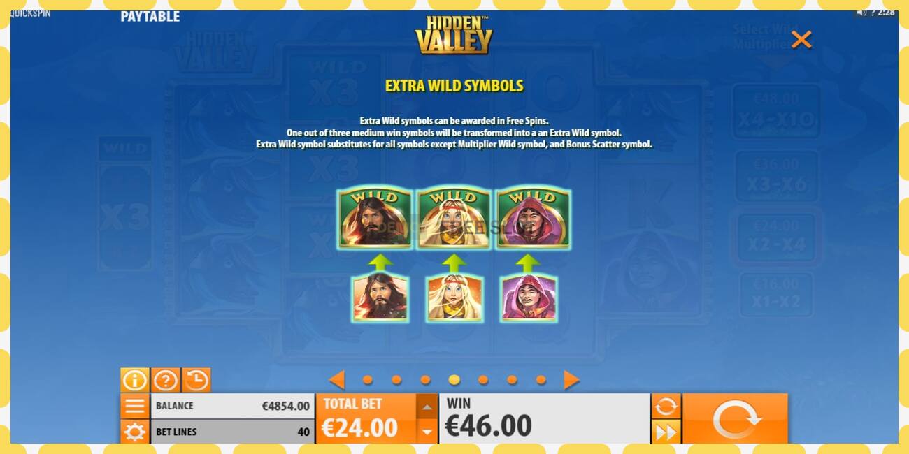 Demo slot Hidden Valley free and without registration, picture - 1