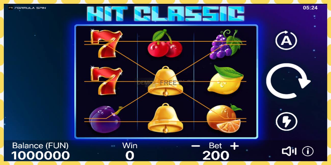 Demo slot Hit Classic free and without registration, picture - 1