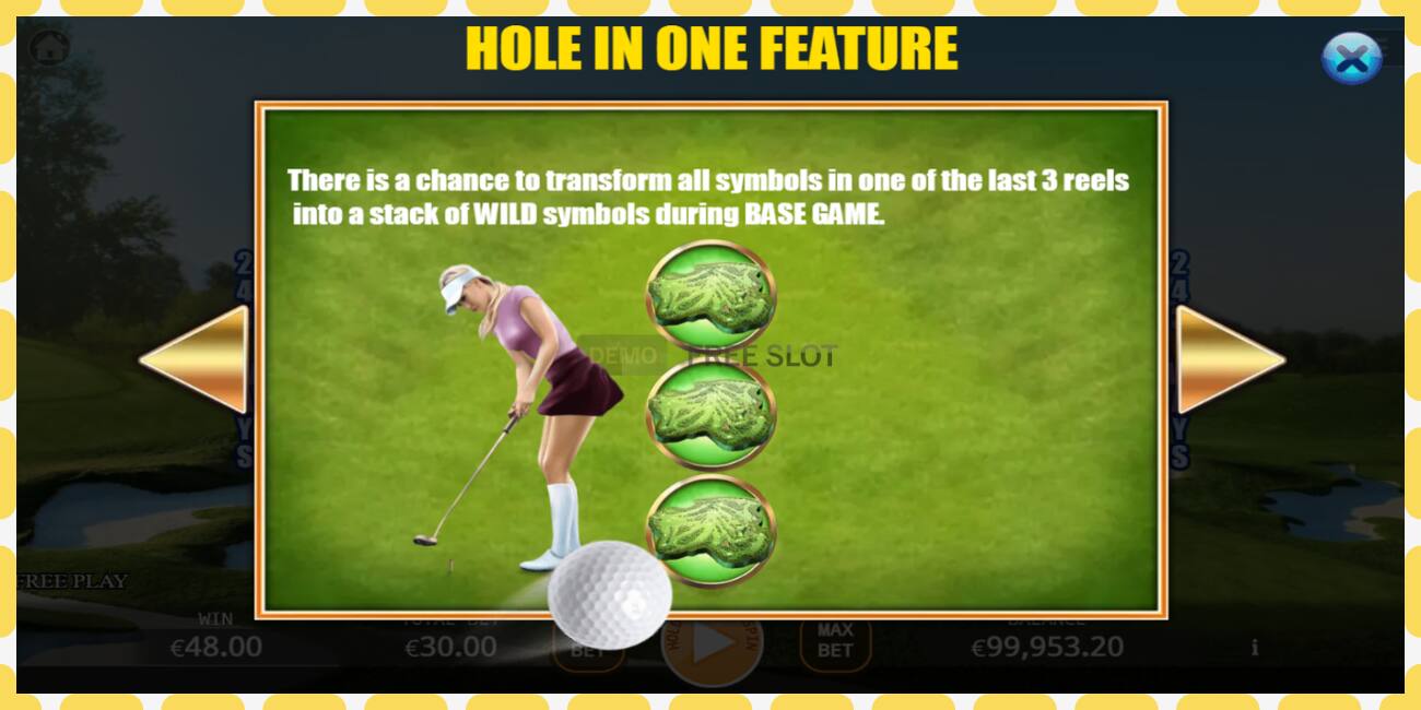 Demo-slot Hole In One gratis en zonder registratie, afbeelding - 1