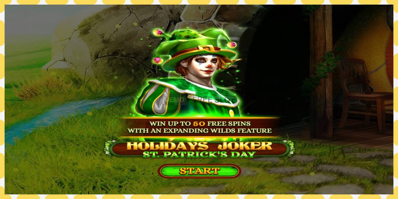 Demo slot Holidays Joker - St. Patricks Day free and without registration, picture - 1