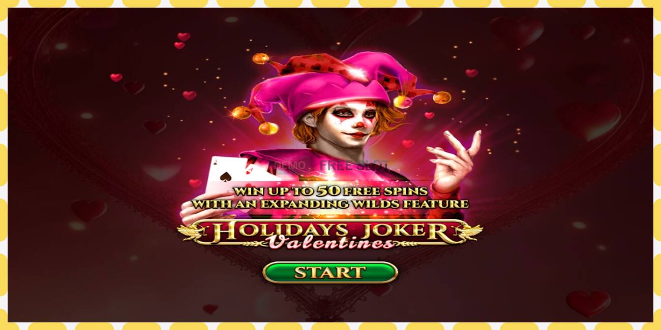 Slot de demostración Holidays Joker - Valentines gratuíto e sen rexistro, imaxe - 1