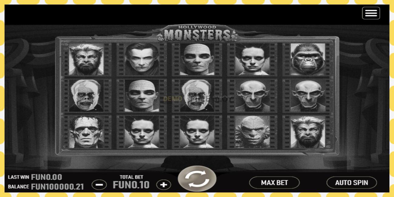 Demo slot Hollywood Monsters free and without registration, picture - 1