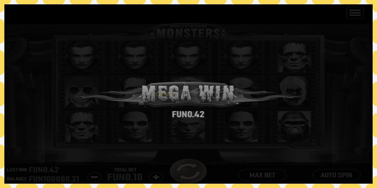 Demo slot Hollywood Monsters free and without registration, picture - 1