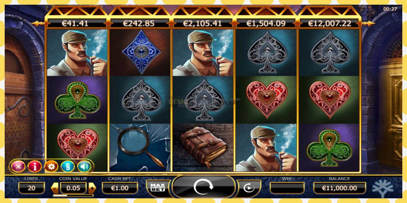 Demo slot Holmes and the Stolen Stones free and without registration, picture - 1