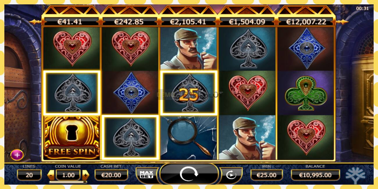 Demo slot Holmes and the Stolen Stones free and without registration, picture - 1