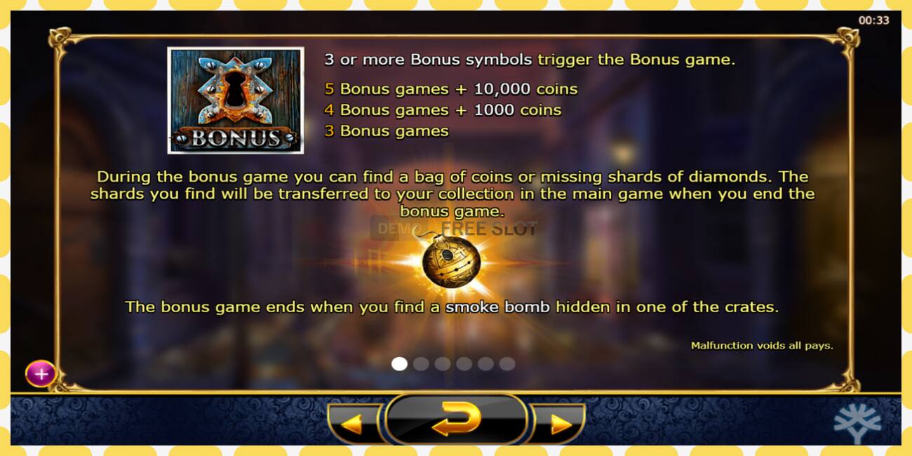 Demo slot Holmes and the Stolen Stones free and without registration, picture - 1