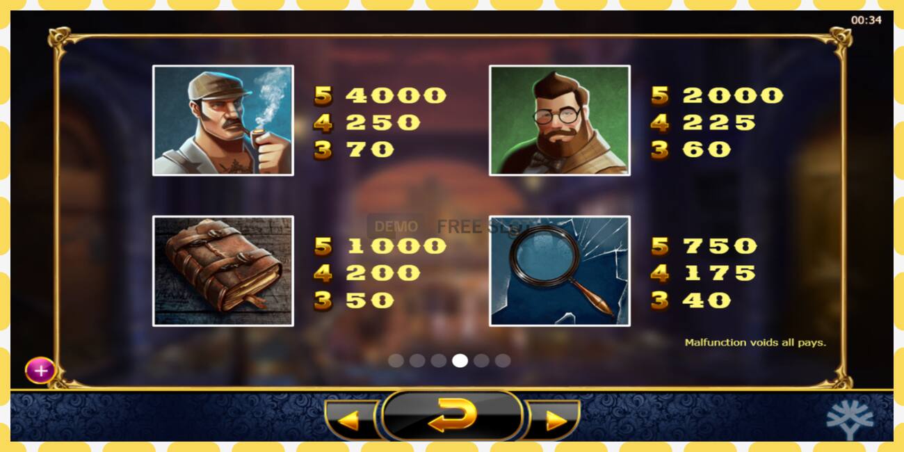 Demo slot Holmes and the Stolen Stones free and without registration, picture - 1