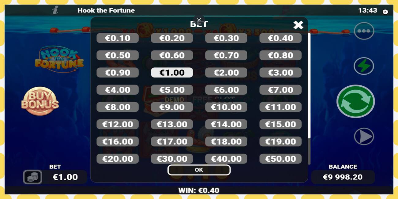 Demo slot Hook the Fortune free and without registration, picture - 1