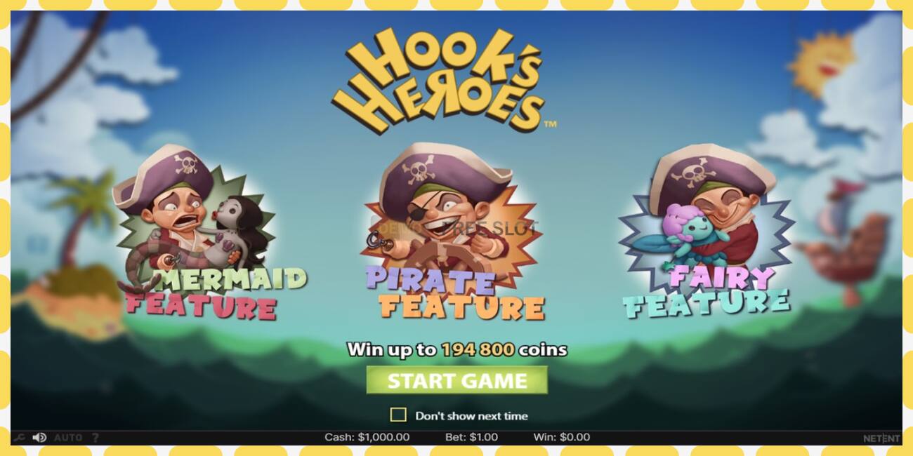 Demo slot Hook’s Heroes free and without registration, picture - 1