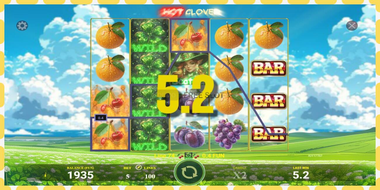 Demo slot Hot Clover free and without registration, picture - 1