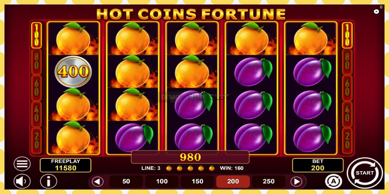 Demo slot Hot Coins Fortune free and without registration, picture - 1