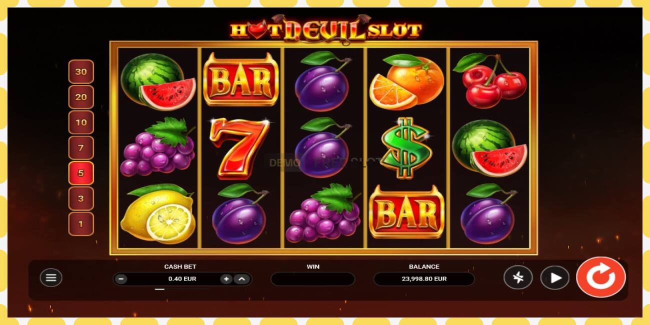 Demo slot Hot Devil Slot free and without registration, picture - 1