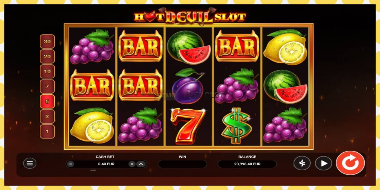 Demo slot Hot Devil Slot free and without registration, picture - 1