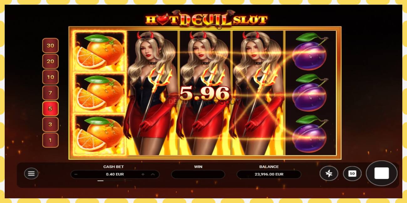 Demo slot Hot Devil Slot free and without registration, picture - 1