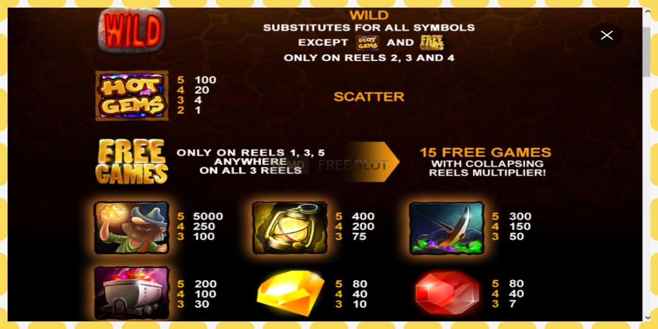 Demo slot Hot Gems free and without registration, picture - 1