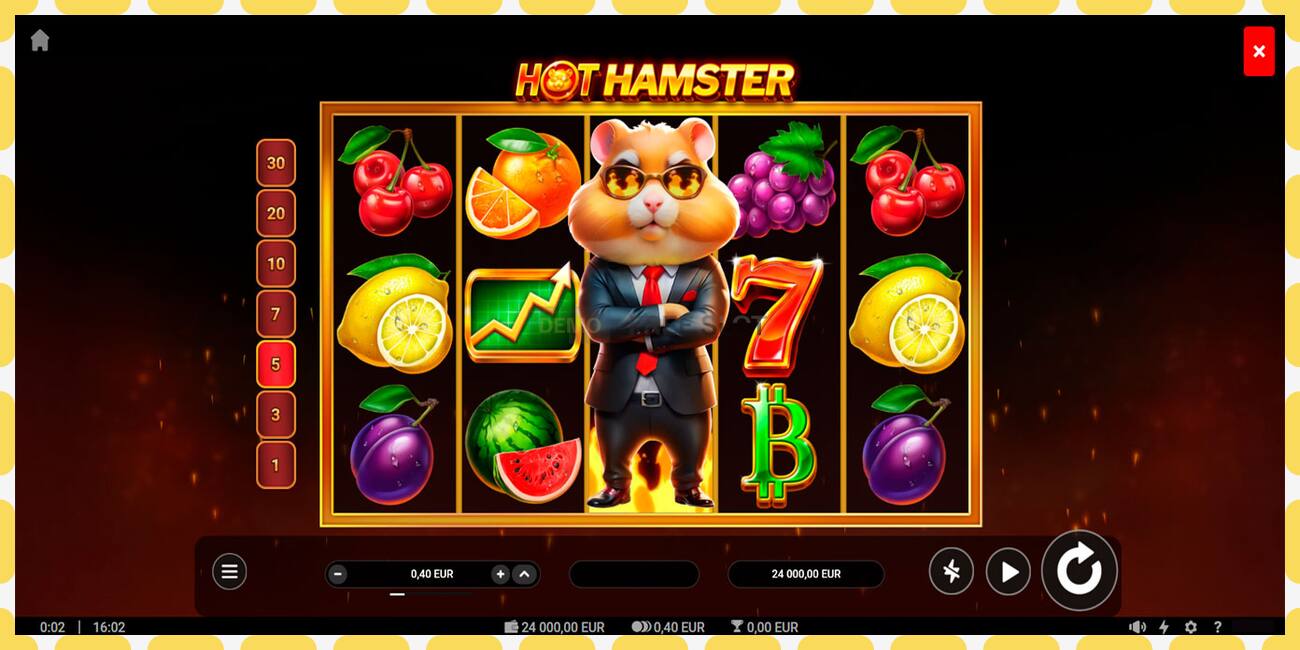 Demo slot Hot Hamster නොමිලේ සහ ලියාපදිංචියකින් තොරව, පින්තූරය - 1