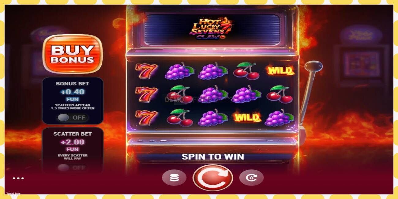 Demo slot Hot Lucky Sevens Claw free and without registration, picture - 1