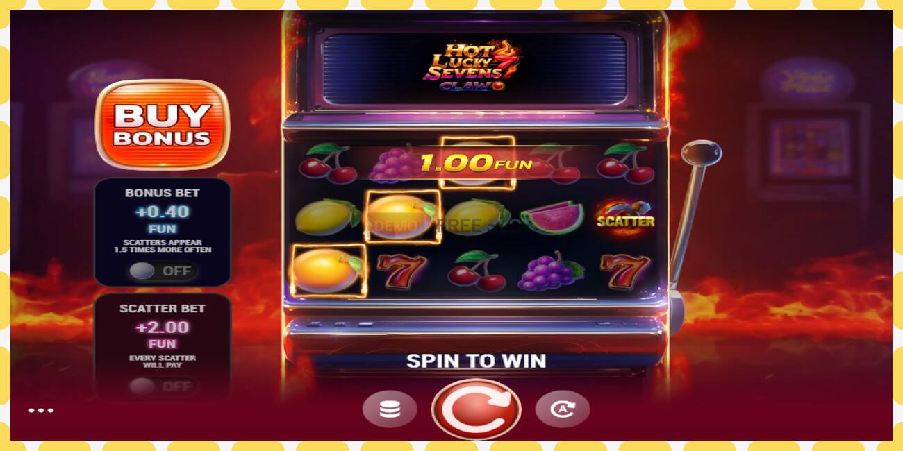 Demo slot Hot Lucky Sevens Claw free and without registration, picture - 1