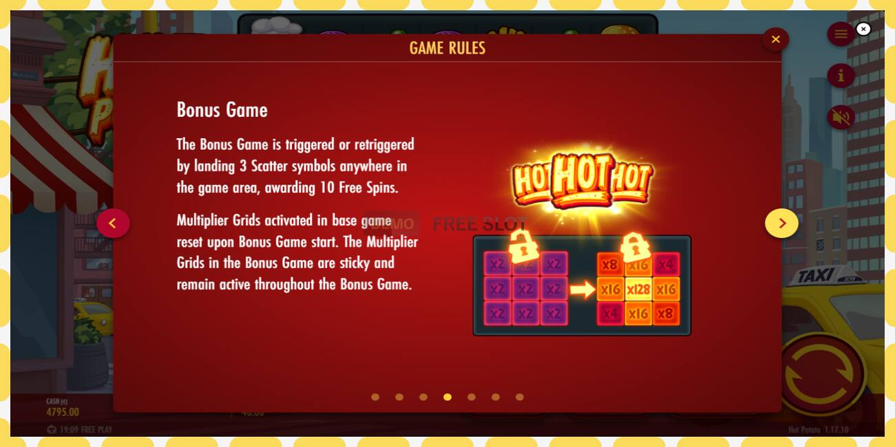 Demo slot Hot Potato! free and without registration, picture - 1