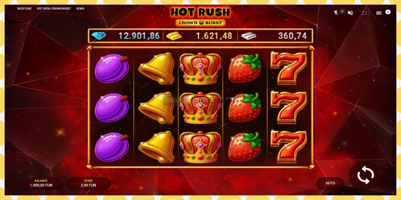 Slot demo Hot Rush Crown Burst gratuit și fără înregistrare, imagine - 1