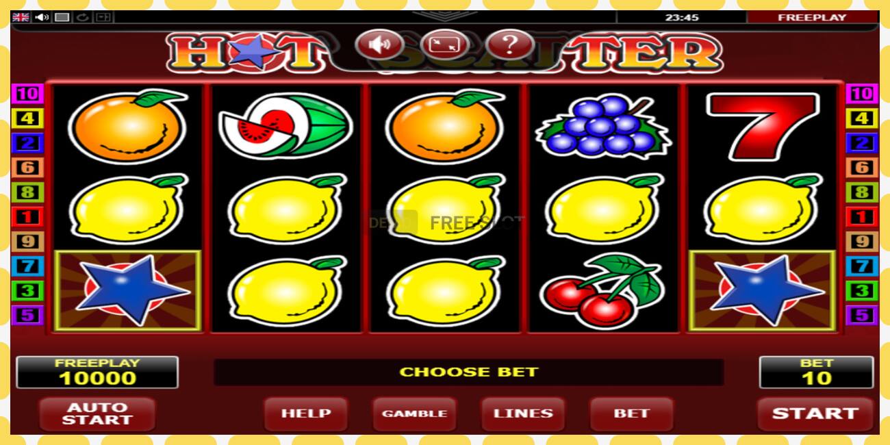 Demo slot Hot Scatter free and without registration, picture - 1