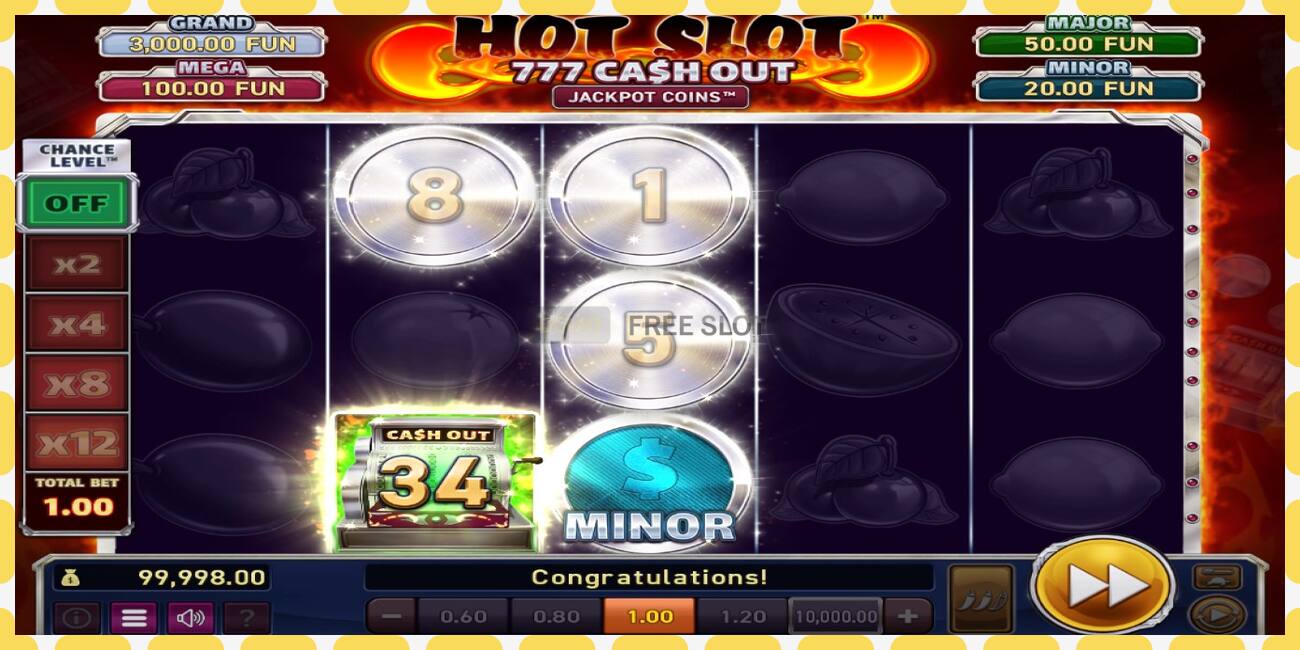 Demo slot Hot Slot: 777 Cash Out Grand Platinum Edition free and without registration, picture - 1