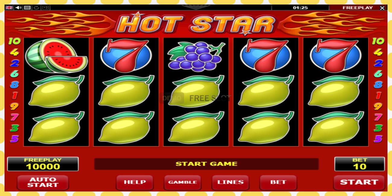 Demo slot Hot Star free and without registration, picture - 1