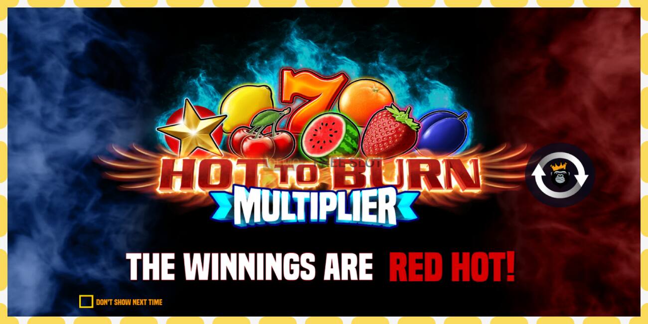 Slot demo Hot to Burn Multiplier gratuit și fără înregistrare, imagine - 1