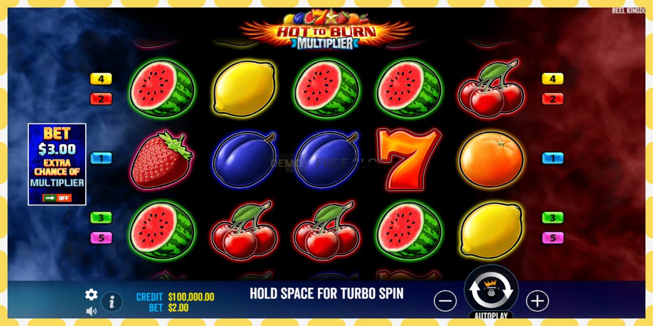 Slot demo Hot to Burn Multiplier gratuit și fără înregistrare, imagine - 1