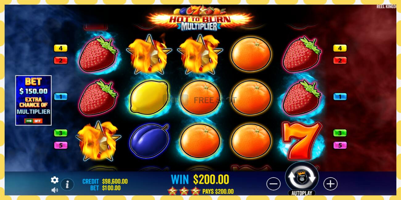 Slot demo Hot to Burn Multiplier gratuit și fără înregistrare, imagine - 1