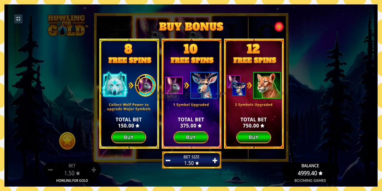 Demo slot Howling for Gold free and without registration, picture - 1