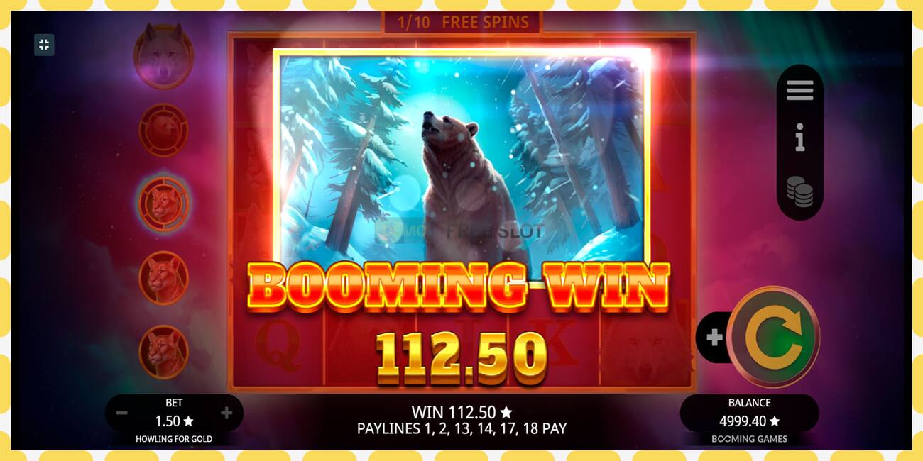 Demo slot Howling for Gold free and without registration, picture - 1