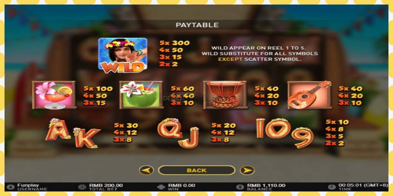 Demo slot Hula Girl free and without registration, picture - 1