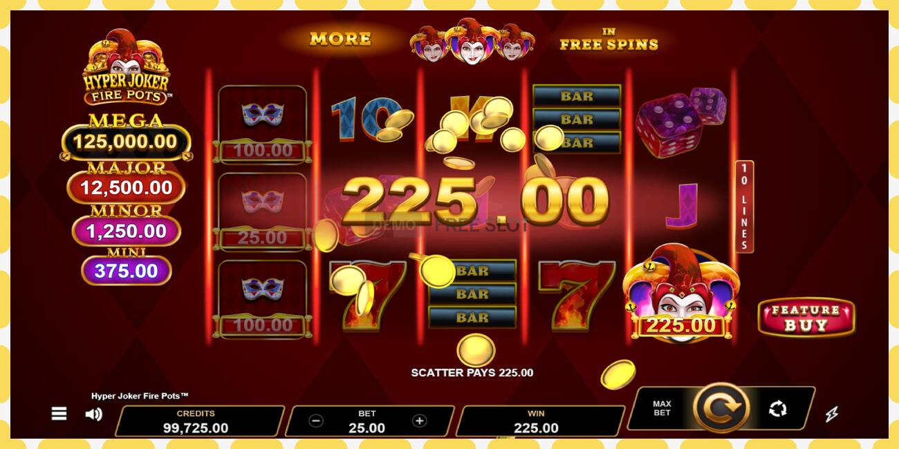 Slot demo Hyper Joker Fire Pots gratuit și fără înregistrare, imagine - 1