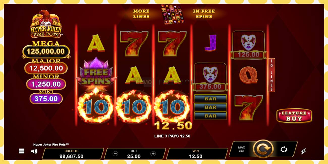 Slot demo Hyper Joker Fire Pots gratuit și fără înregistrare, imagine - 1