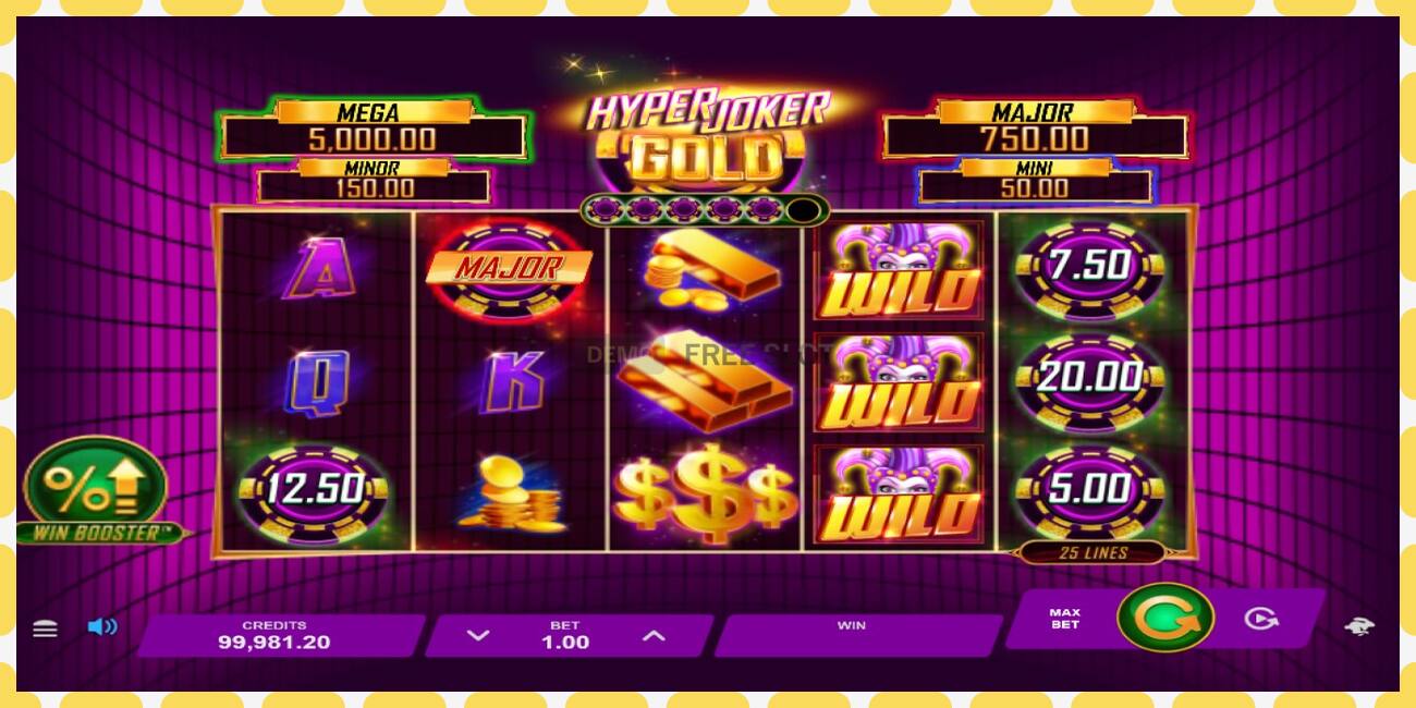 Demo slot Hyper Joker Gold ingyenes és regisztráció nélkül, kép - 1