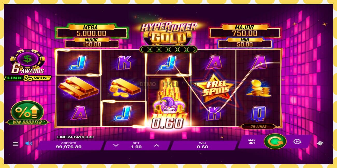 Slot de demonstração Hyper Joker Gold grátis e sem registro, foto - 1