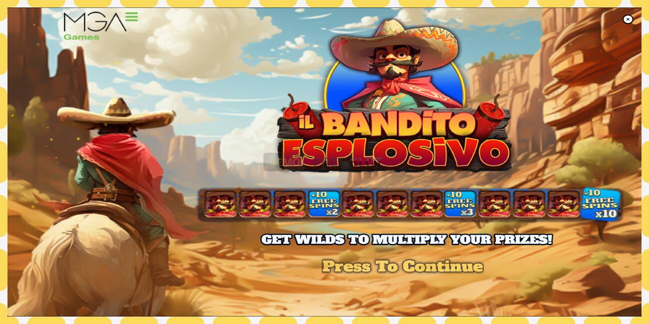 Demo slot Il Bandito Esplosivo ingyenes és regisztráció nélkül, kép - 1