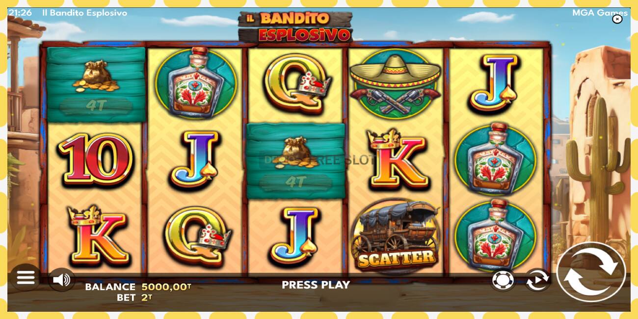 Demo slot Il Bandito Esplosivo ingyenes és regisztráció nélkül, kép - 1