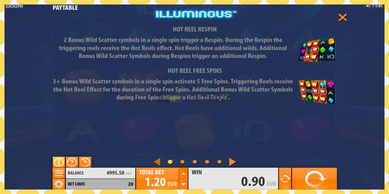 Demo slot Illuminous free and without registration, picture - 1