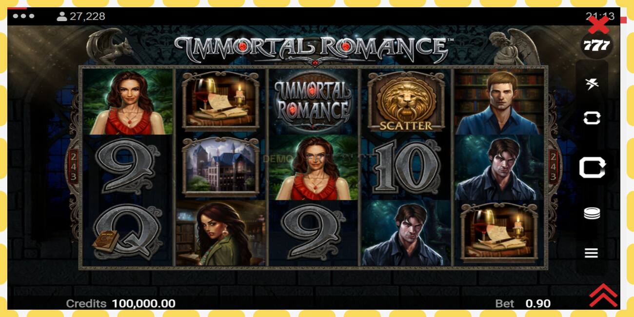 Demo slot Immortal Romance free and without registration, picture - 1