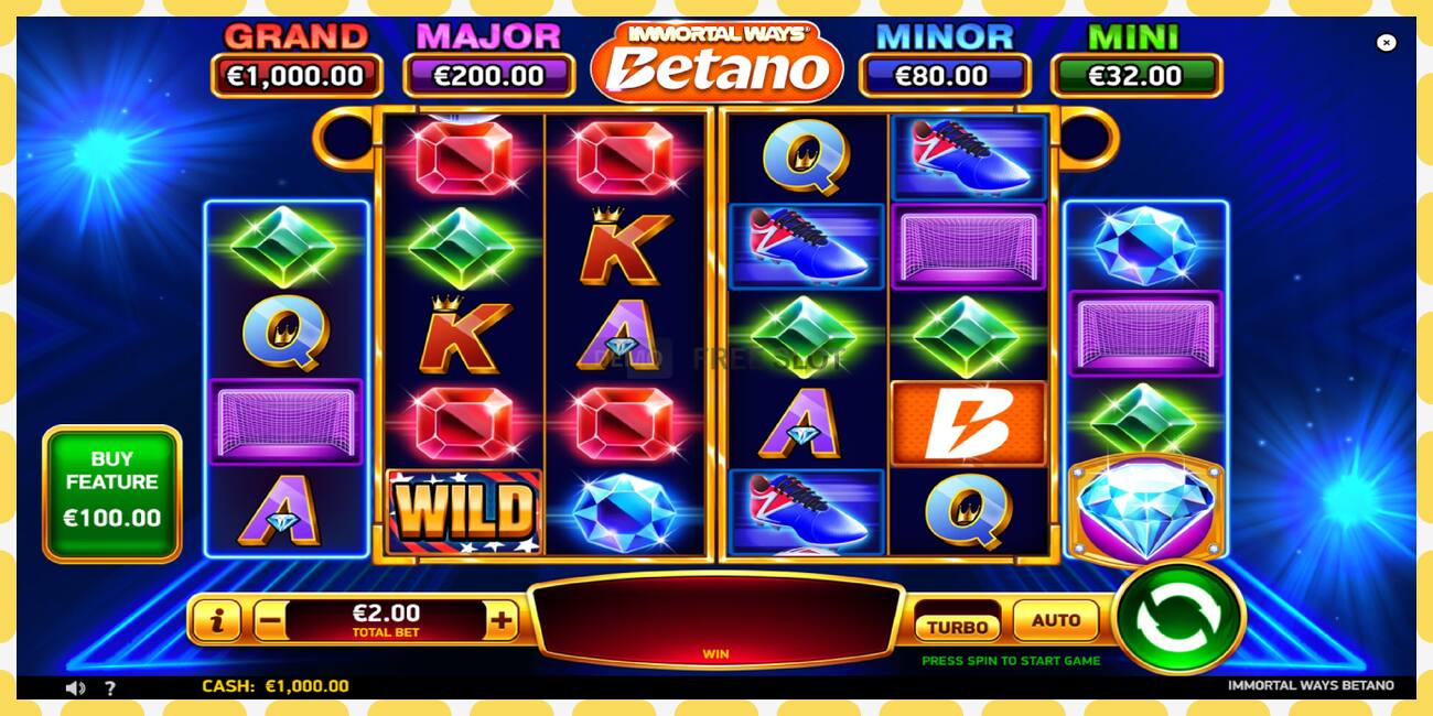 Demo slot Immortal Ways Betano free and without registration, picture - 1