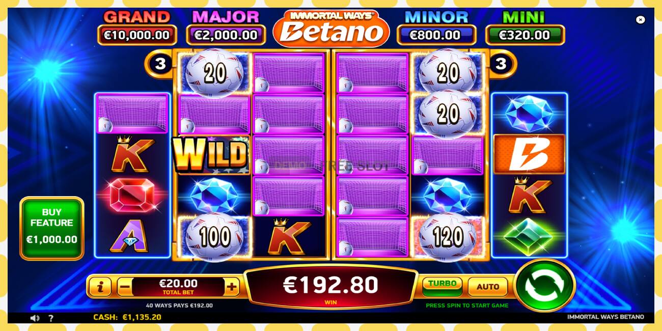 Demo slot Immortal Ways Betano free and without registration, picture - 1