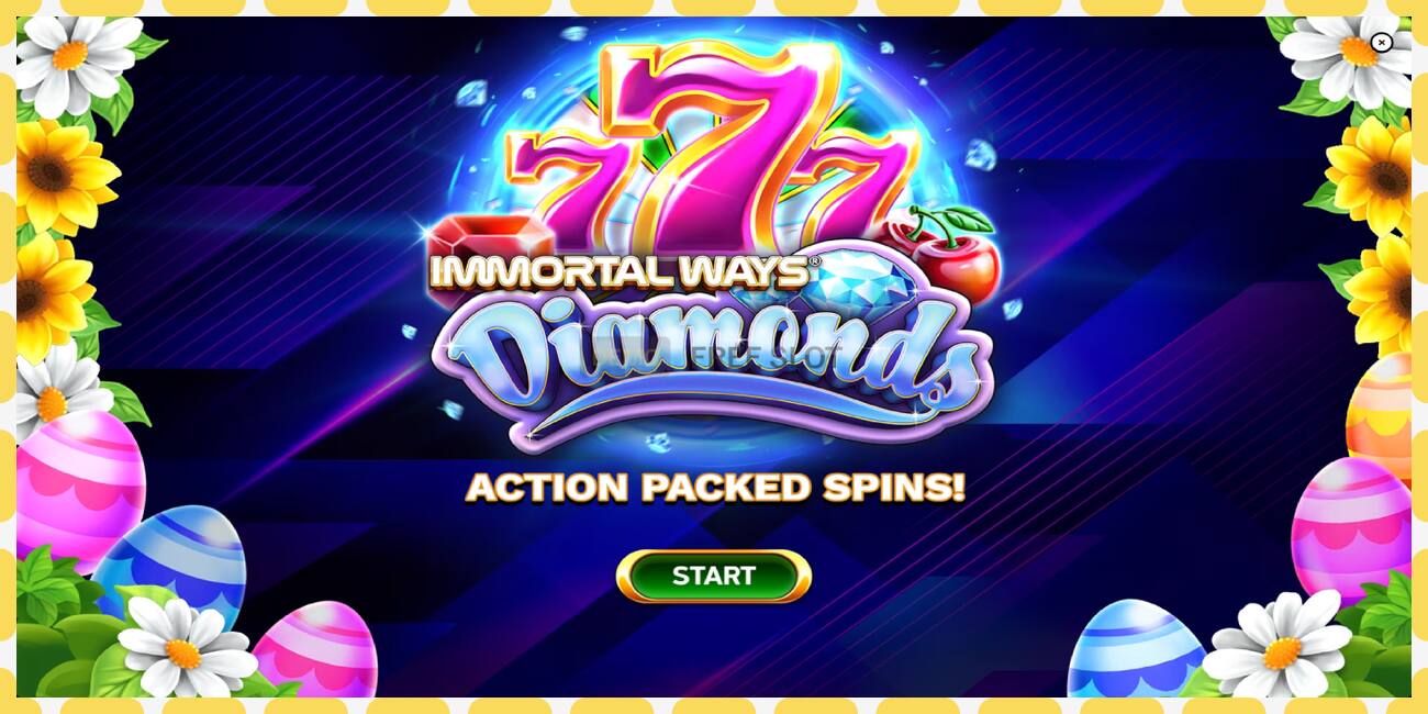 Emplacement de démonstration Immortal Ways Diamonds Easter gratuit et sans inscription, image - 1