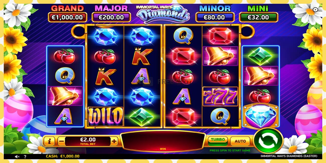 Demo slot Immortal Ways Diamonds Easter free and without registration, picture - 1