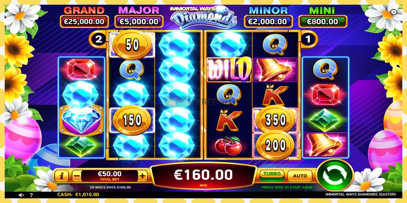 Demo slot Immortal Ways Diamonds Easter free and without registration, picture - 1